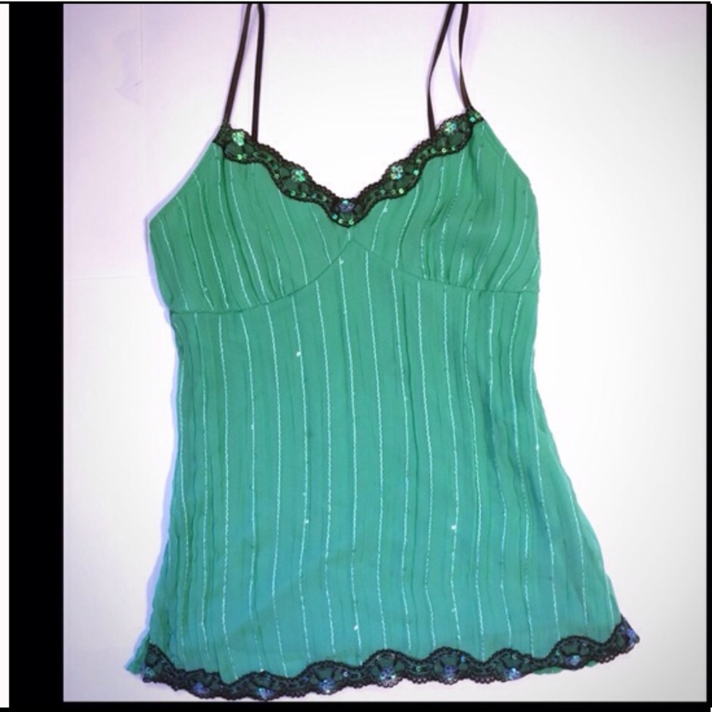 No Boundaries green brown camisole top - Picture 9 of 16